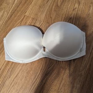 White Strapless Bra